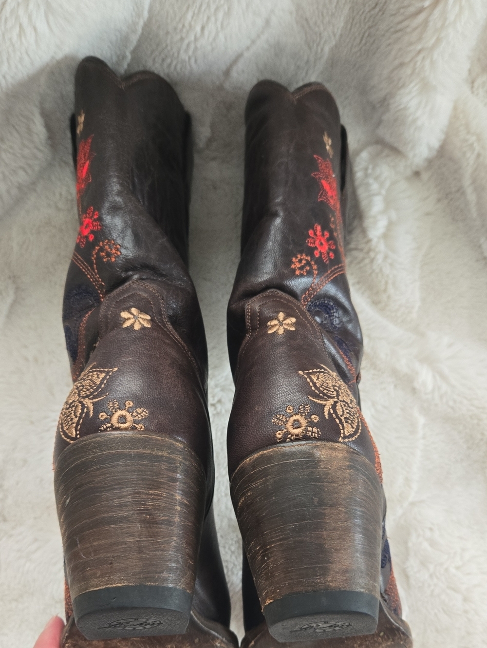 Lucchese embroidered cowboy boots - Picture 4 of 7
